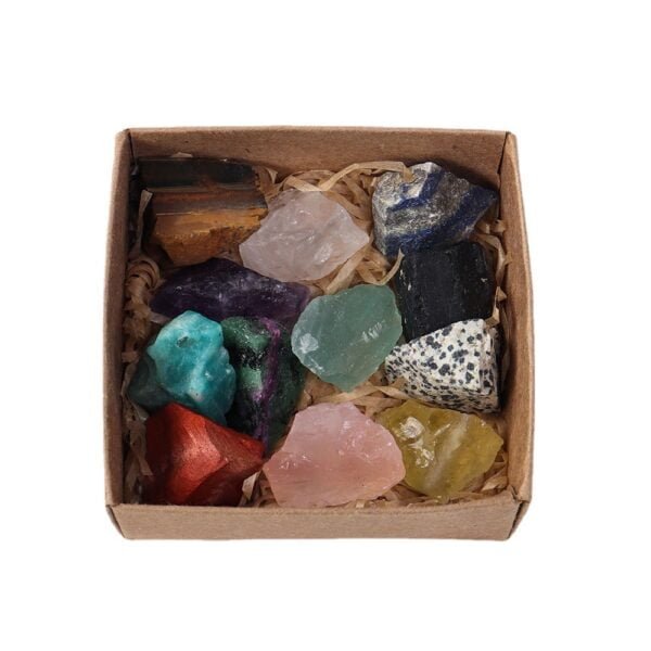 Natural Twelve-Color Crystal Rough Stone - Image 2