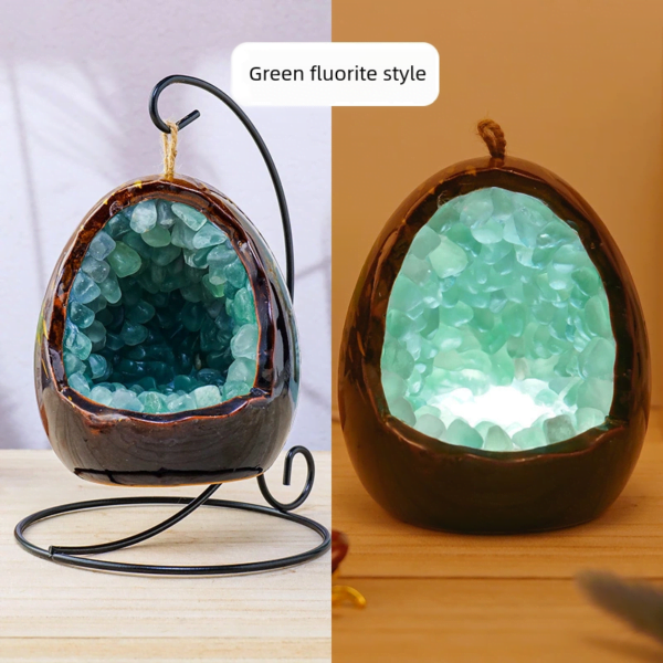 LED Dinosaur Egg Crystal Cave Night Light - Image 7