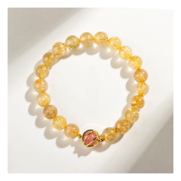 Natural Lucky Yellow Crystal Bracelet