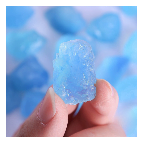 Natural Aquamarine Raw Stone/Aromatherapy Diffuser Stone - Image 4