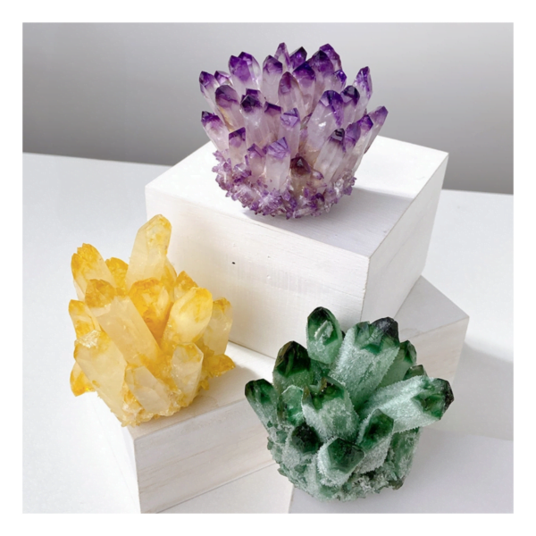 Natural Crystal Cluster Ornament