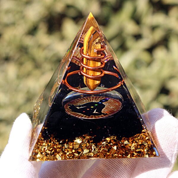 Tiger's Eye and Obsidian Pyramid - Image 2