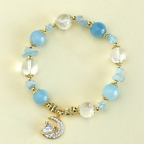 Harmonize Your Energy with Aquamarine Bracelet - AuraChiSpace