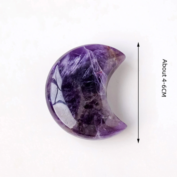 Natural Dreamy Amethyst Moon Handle Piece - Image 5