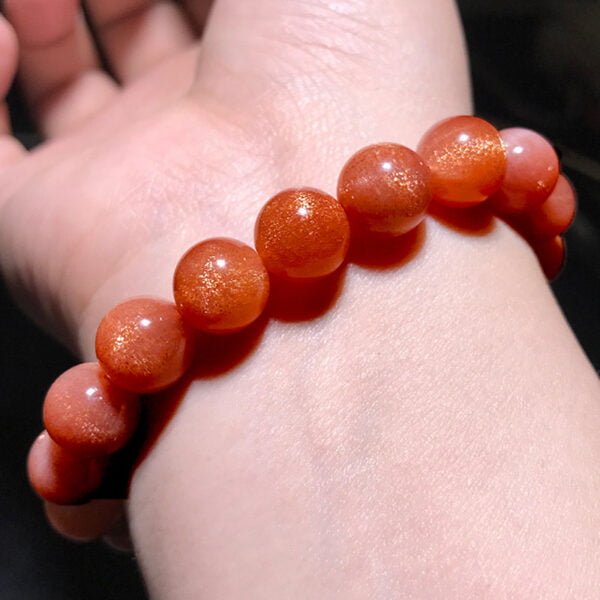 Natural Sunstone Bracelet.