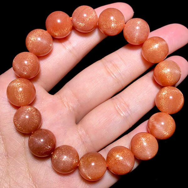 Natural Sunstone Bracelet.