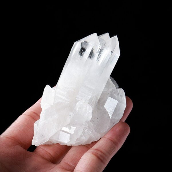 Natural White Crystal Clusters