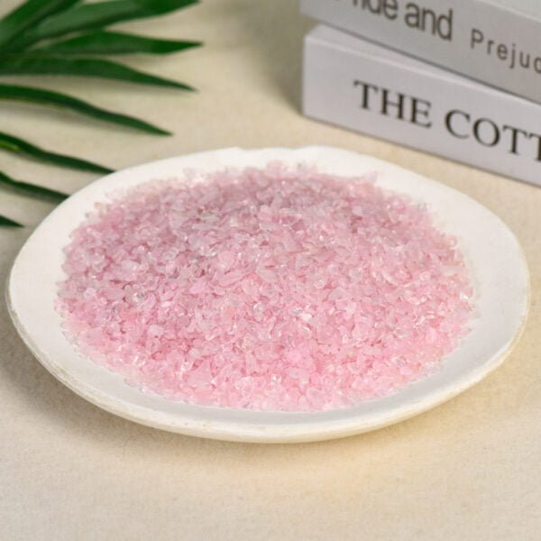 Natural Rose Quartz Gravel - Image 3