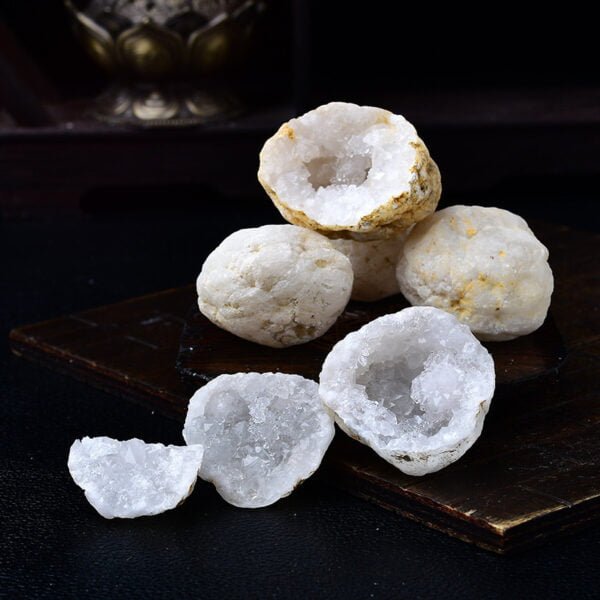 Natural White Quartz Raw Stones - Image 5