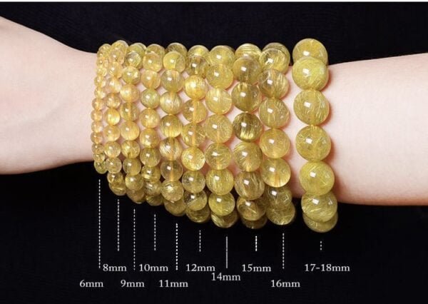 Golden Rutilated Quartz Bracelet - Image 2