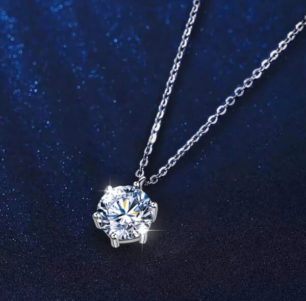 Eternal Sparkle Solitaire Necklace - Image 6