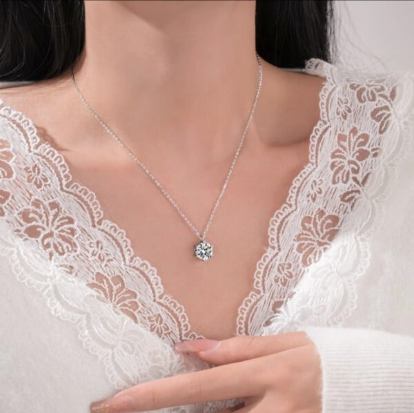 Eternal Sparkle Solitaire Necklace - Image 5